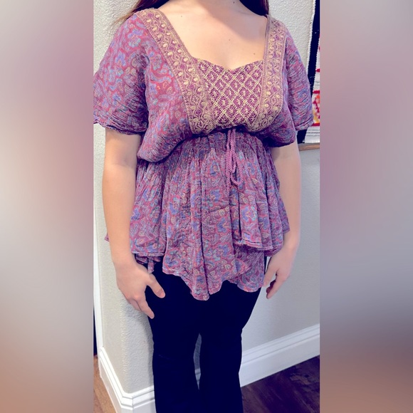 Free people blouse. Size medium. - Picture 9 of 9